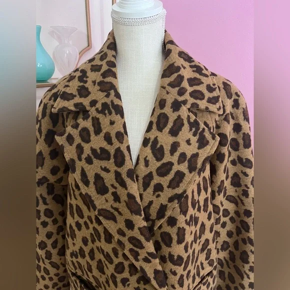 Long Leopard Coat - Picture 3 of 7